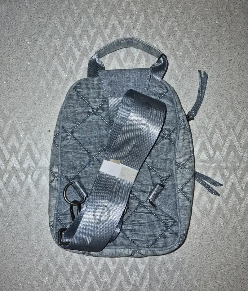 Morral UMBRALE pequeña acolchada azul - 2