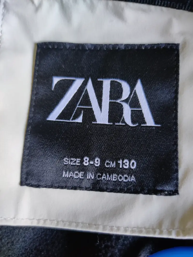 Chaqueta gris con capucha ZARA niño - 2