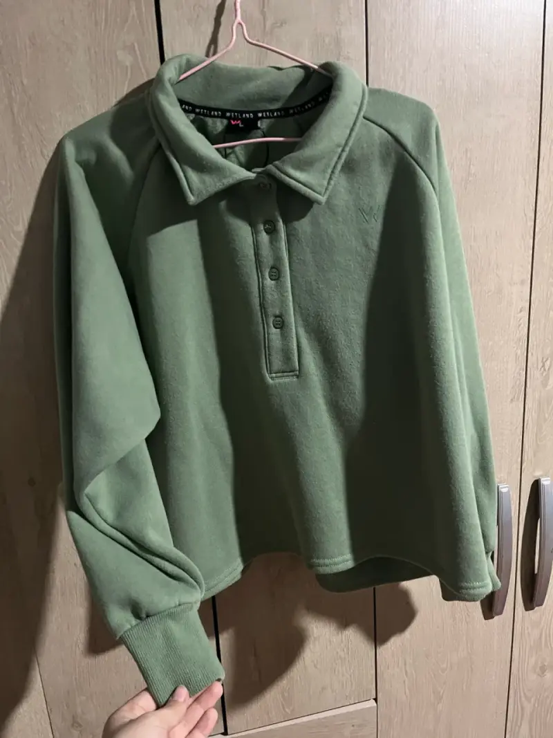 Polera verde manga larga - 3