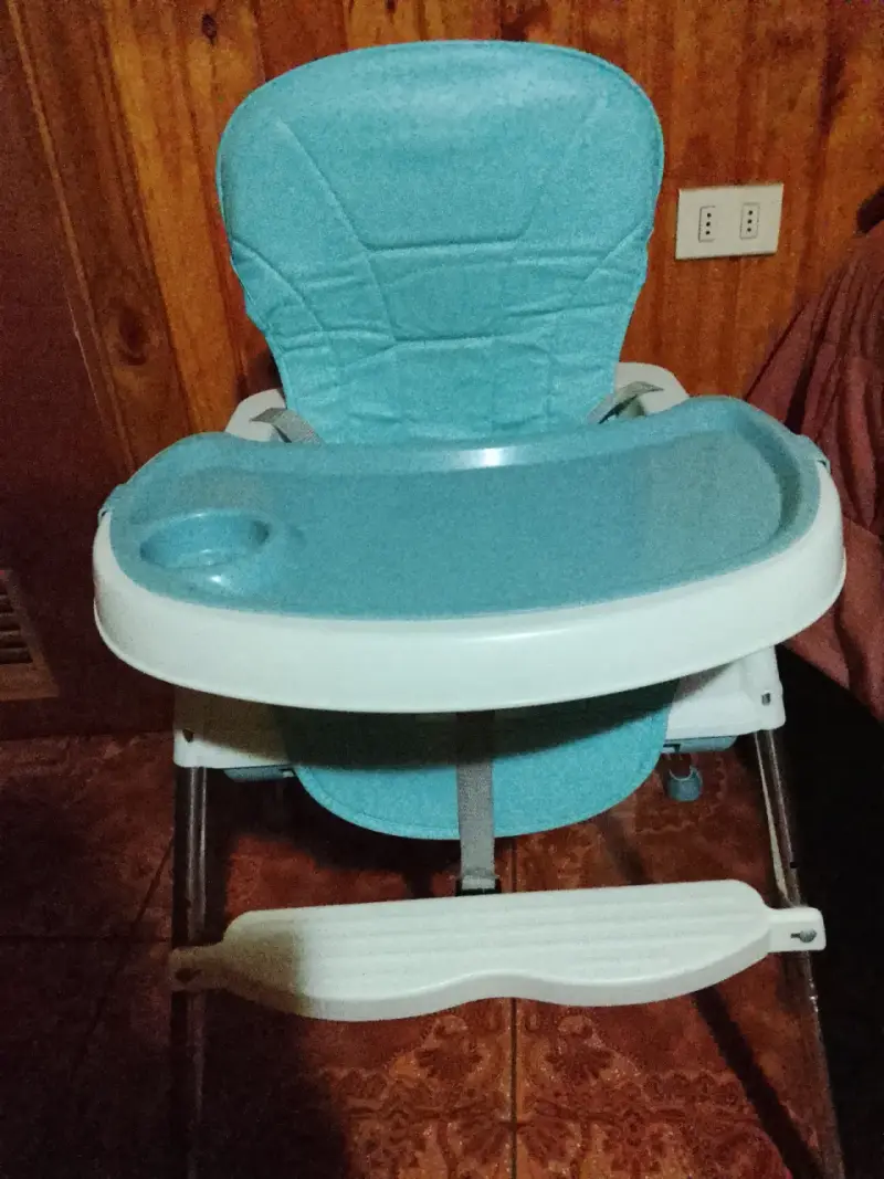 Silla de comer para bebé azul - 6