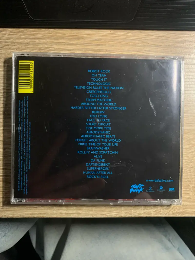CD Daft Punk Alive 2007 - 2