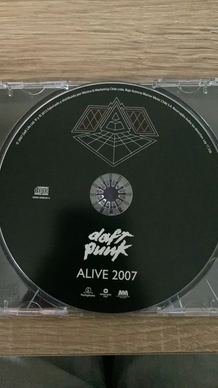 CD Daft Punk Alive 2007 - 3