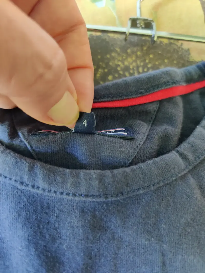 Polera azul Tommy Hilfiger - 3