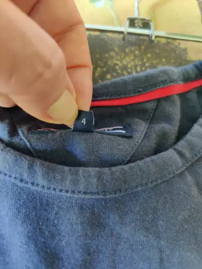 Polera azul Tommy Hilfiger - miniatura 3