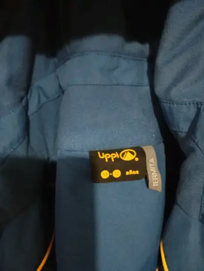 Parka azul con capucha - miniatura 2