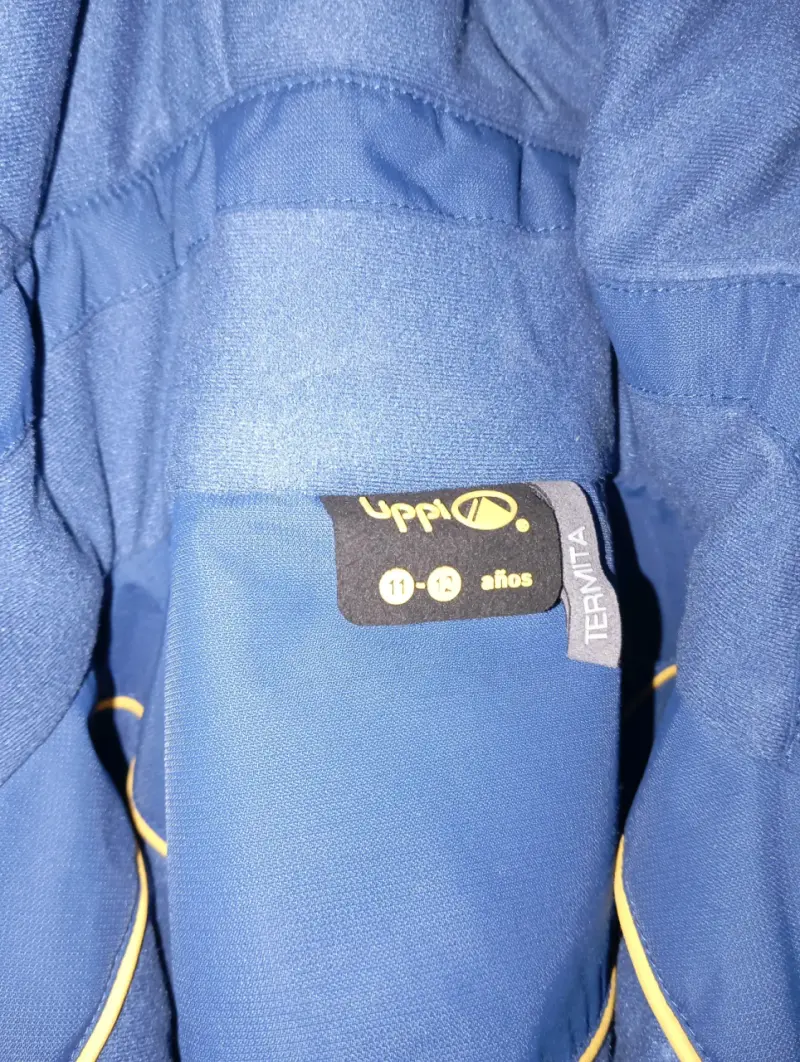 Parka azul con capucha - 3