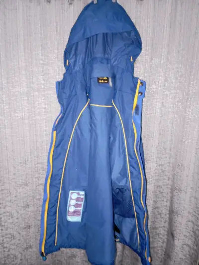 Parka azul con capucha - miniatura 4