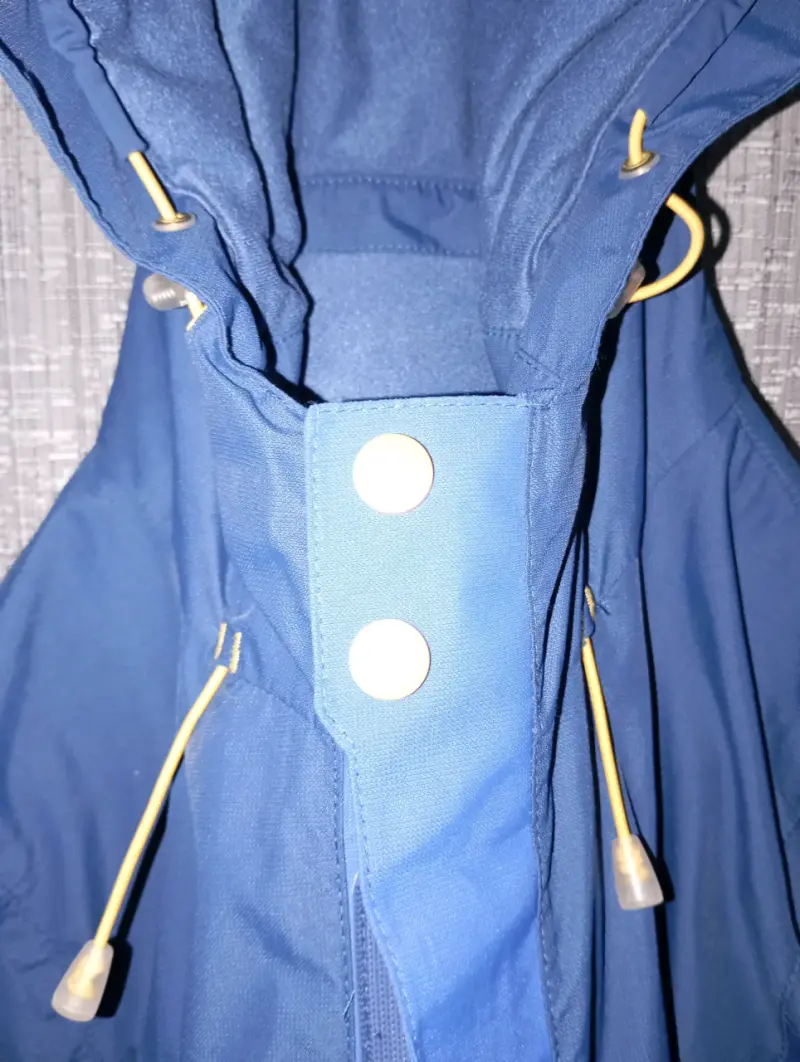 Parka azul con capucha - 6
