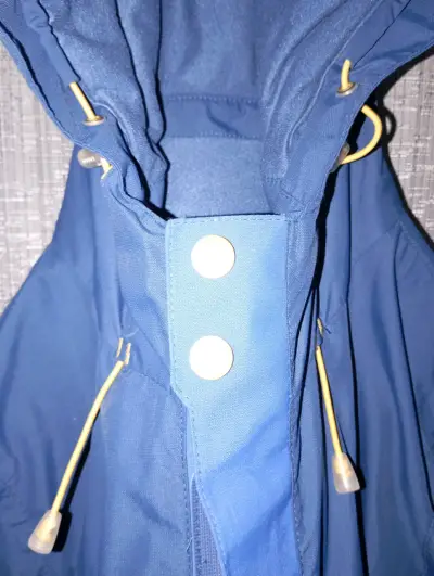 Parka azul con capucha - miniatura 6