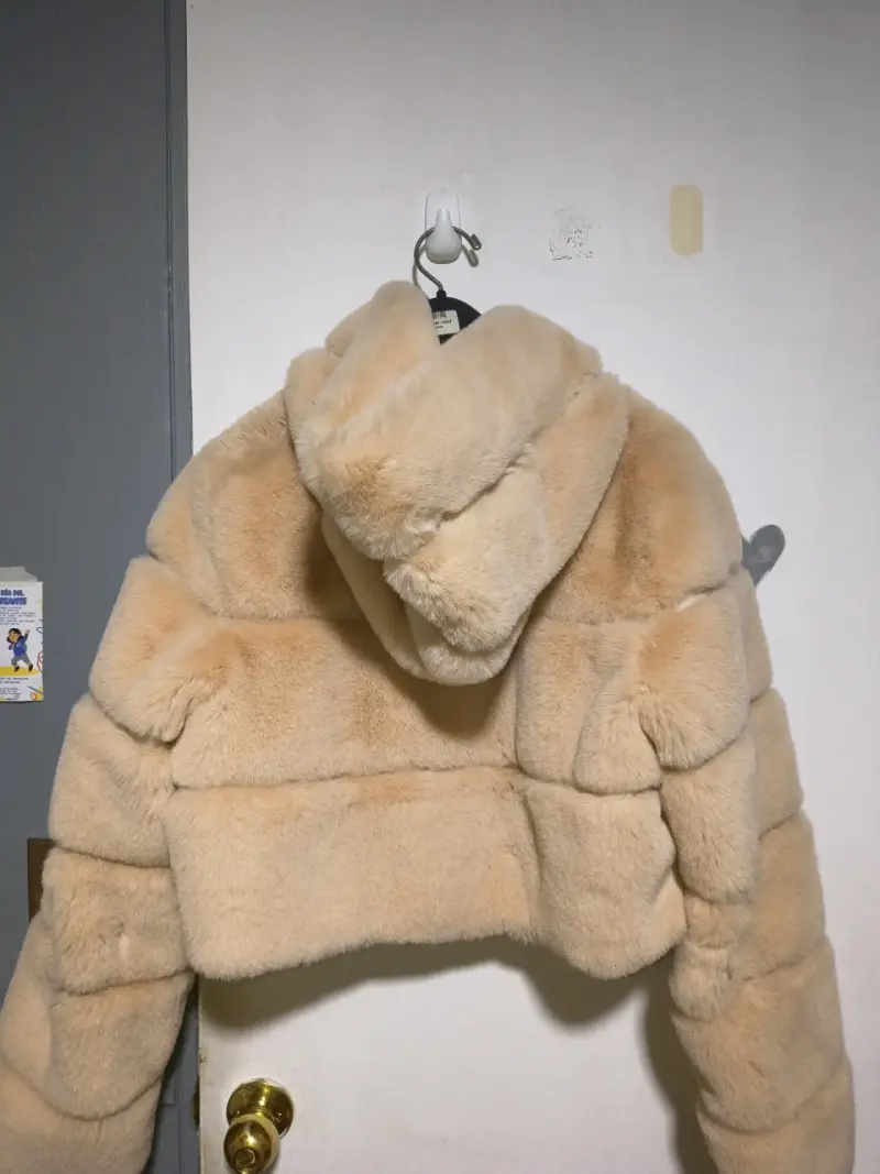 Chaqueta de piel beige - 2
