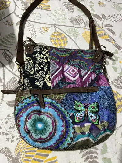 Cartera de tela colorida - miniatura 2