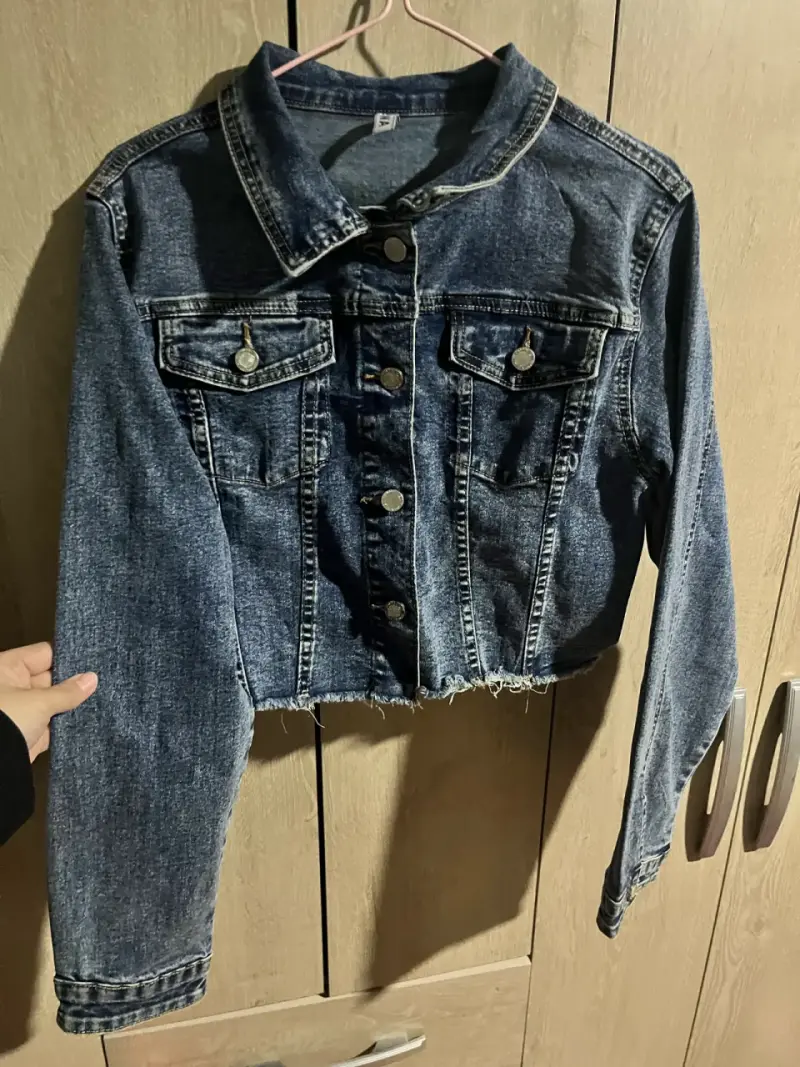 Chaqueta de mezclilla corta - 1