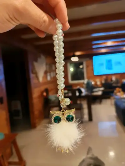 Collar con colgante de búho - miniatura 2