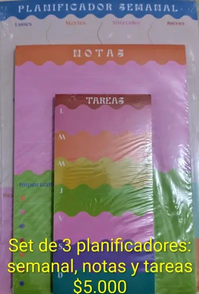 Set de 3 planificadores - miniatura 1