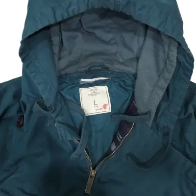 Parka azul con capucha - miniatura 6