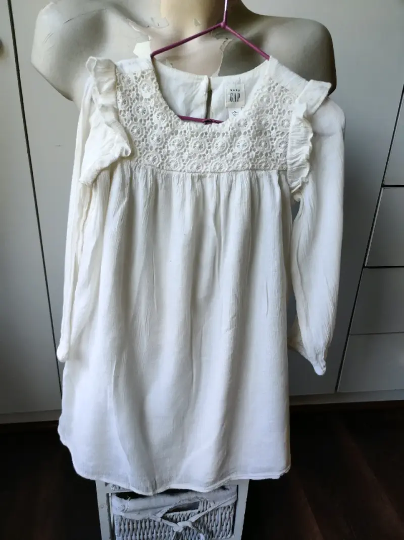 Vestido blanco para niña - 2