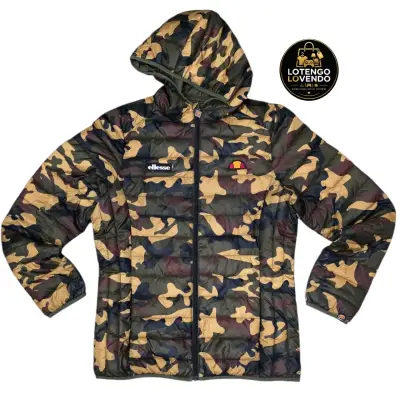 Chaqueta camuflaje Ellesse con capucha - miniatura 1
