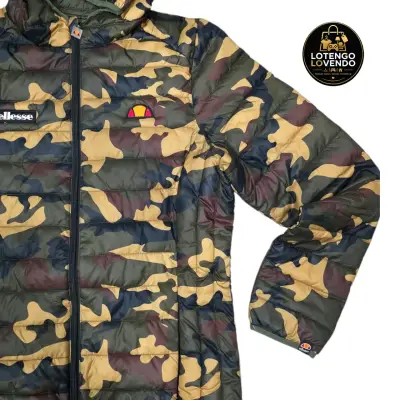 Chaqueta camuflaje Ellesse con capucha - miniatura 3