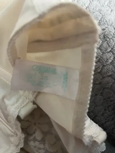 Corset de encaje blanco vintage - miniatura 4