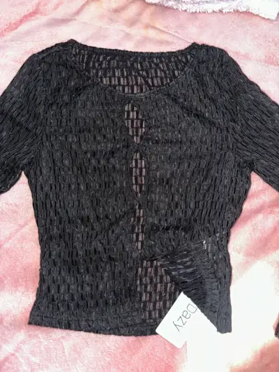 Top negro Shein - miniatura 3