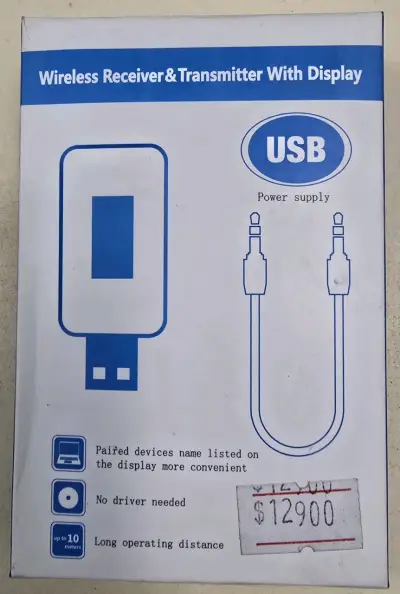 Transmisor y Receptor Bluetooth Con Pantalla LCD - miniatura 1