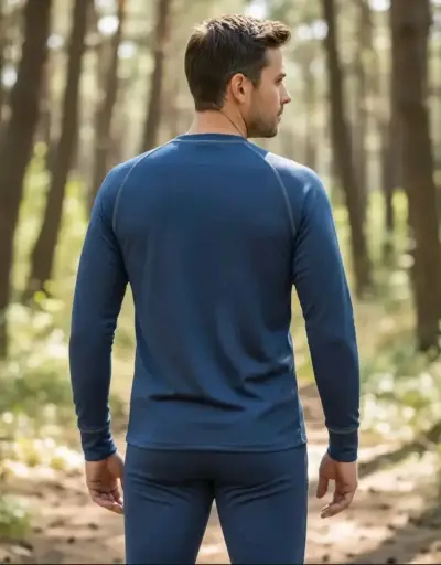 Conjunto térmico azul marino - miniatura 2