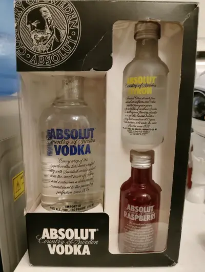 Set de mini botellas Absolut Vodka - miniatura 1