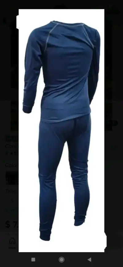 Conjunto deportivo azul marino - miniatura 4
