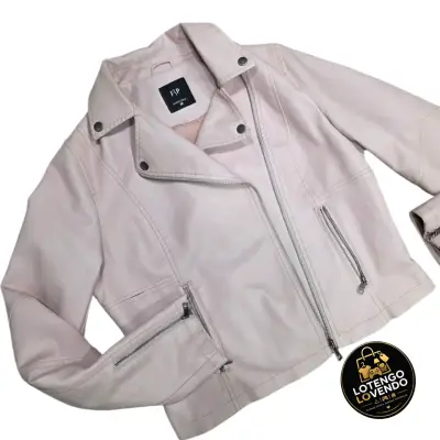 Chaqueta rosada de cuero - miniatura 3