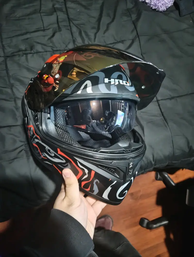 Casco moto HRO diseño moderno - 4
