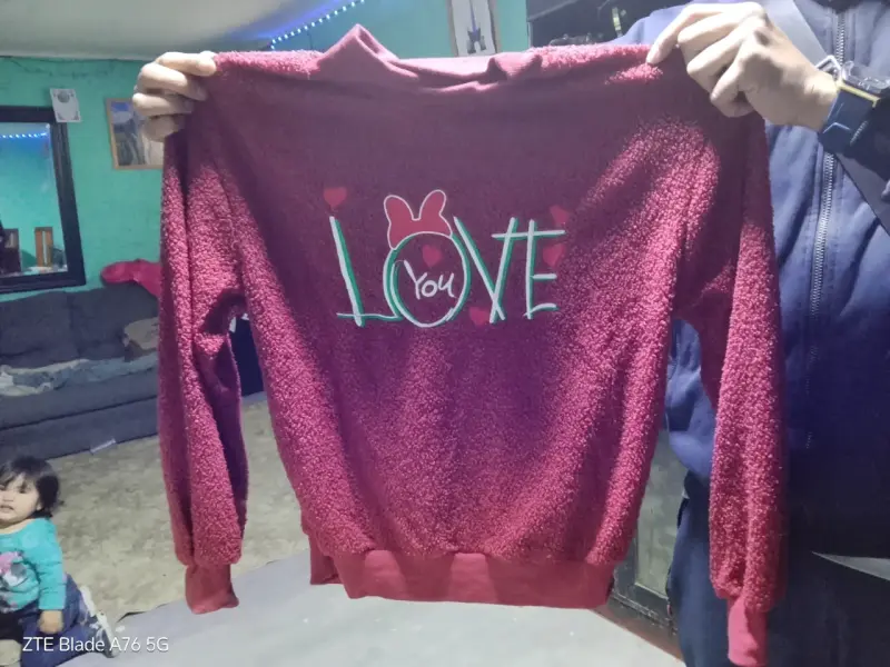 Poleras de felpa diseño Love - 2
