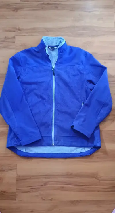 Chaqueta polar azul con cierre - miniatura 1