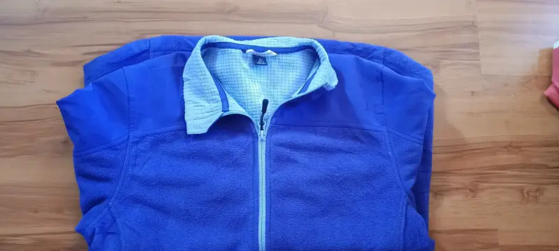 Chaqueta polar azul con cierre - 2