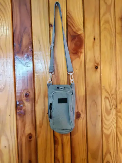 Bolso bandolera gris compacto - miniatura 1
