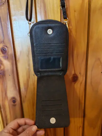 Bandolera de cuero café - miniatura 2