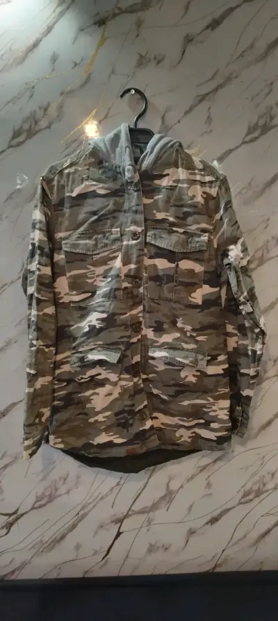 Chaqueta militar verde mujer - miniatura 2