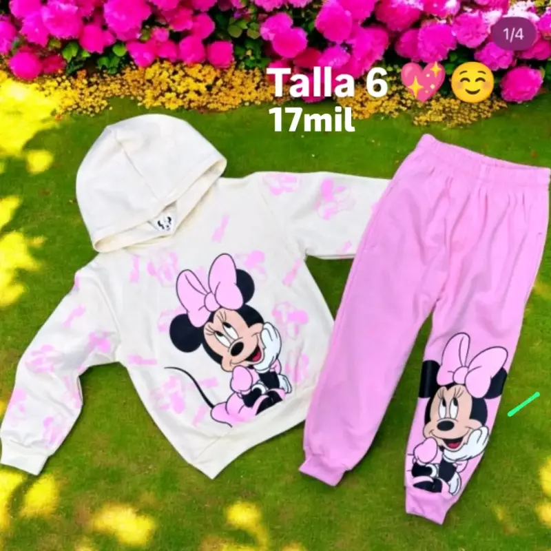Conjunto infantil Minnie Mouse