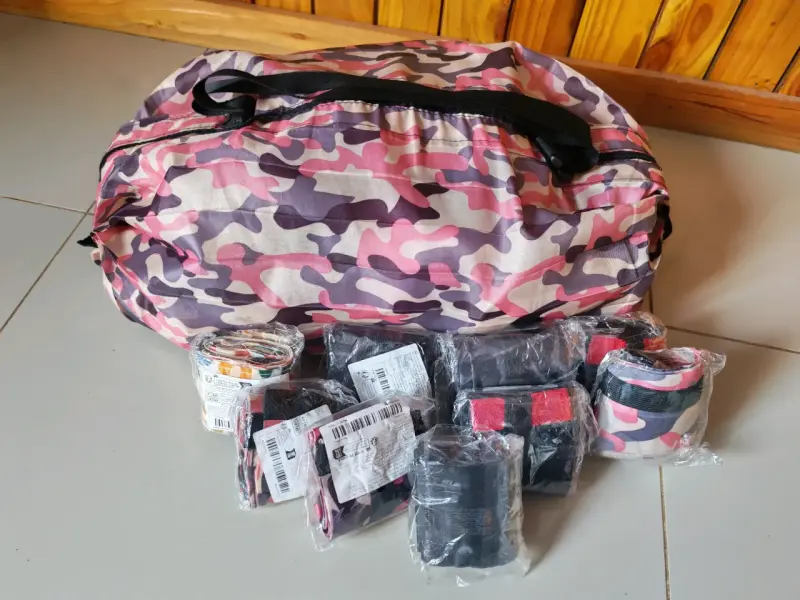 Bolso de camuflaje rosa - 4