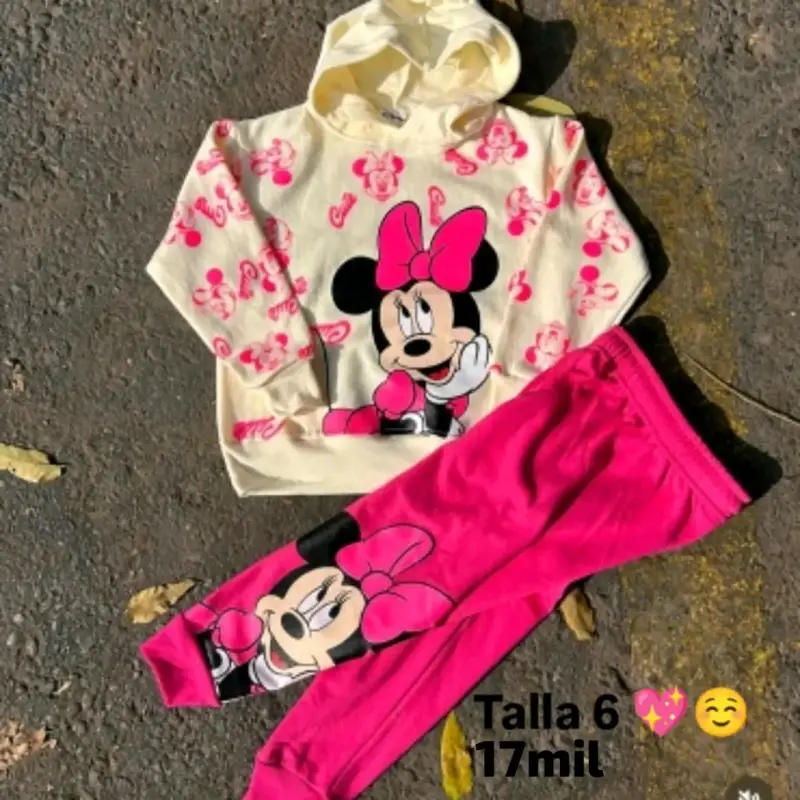 Conjunto Minnie Mouse talla 6