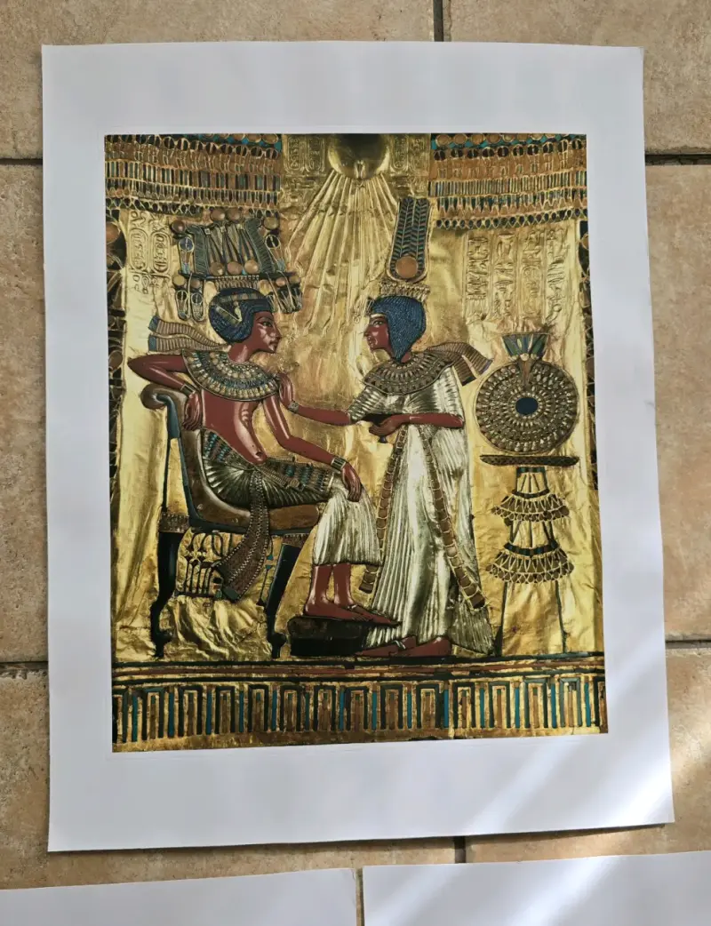 Láminas de Arte Tutankamón -Edición Scala 55x43 cm - 5