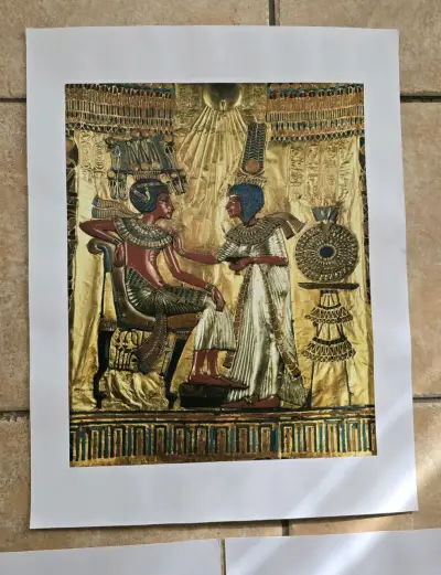 Láminas de Arte Tutankamón -Edición Scala 55x43 cm - miniatura 5