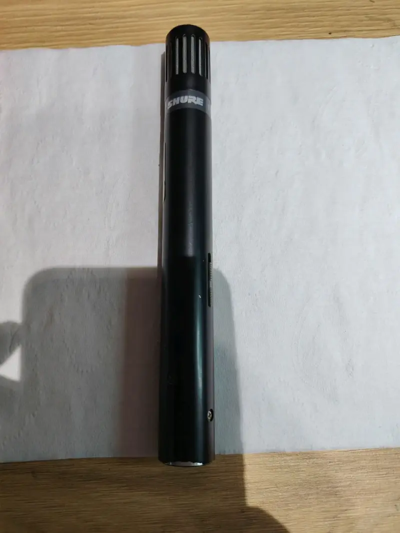 Micrófono Ambientales Shure dinámico negro - 1