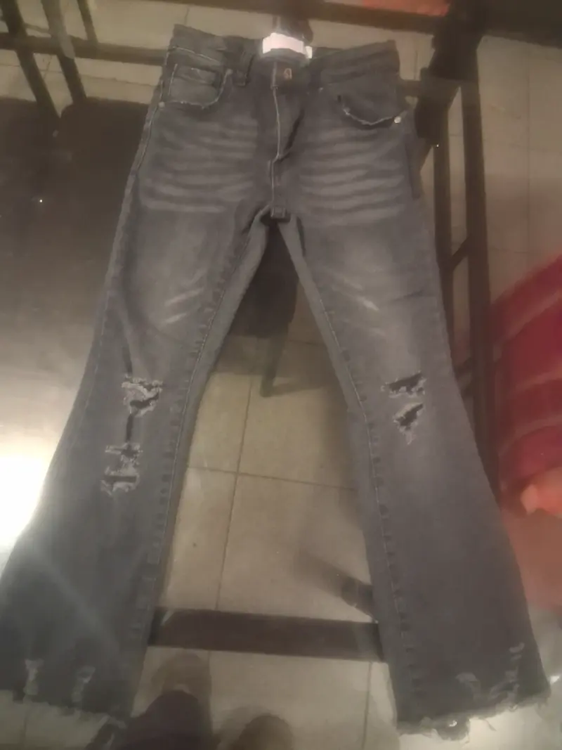Jeans negros talla 6
