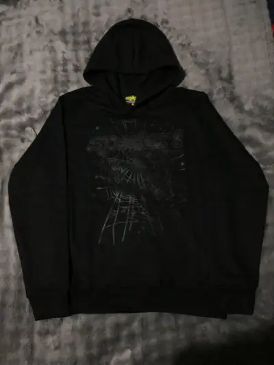 Hoodie Sp5der negro - miniatura 1
