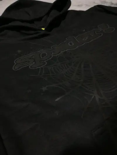 Hoodie Sp5der negro - miniatura 2