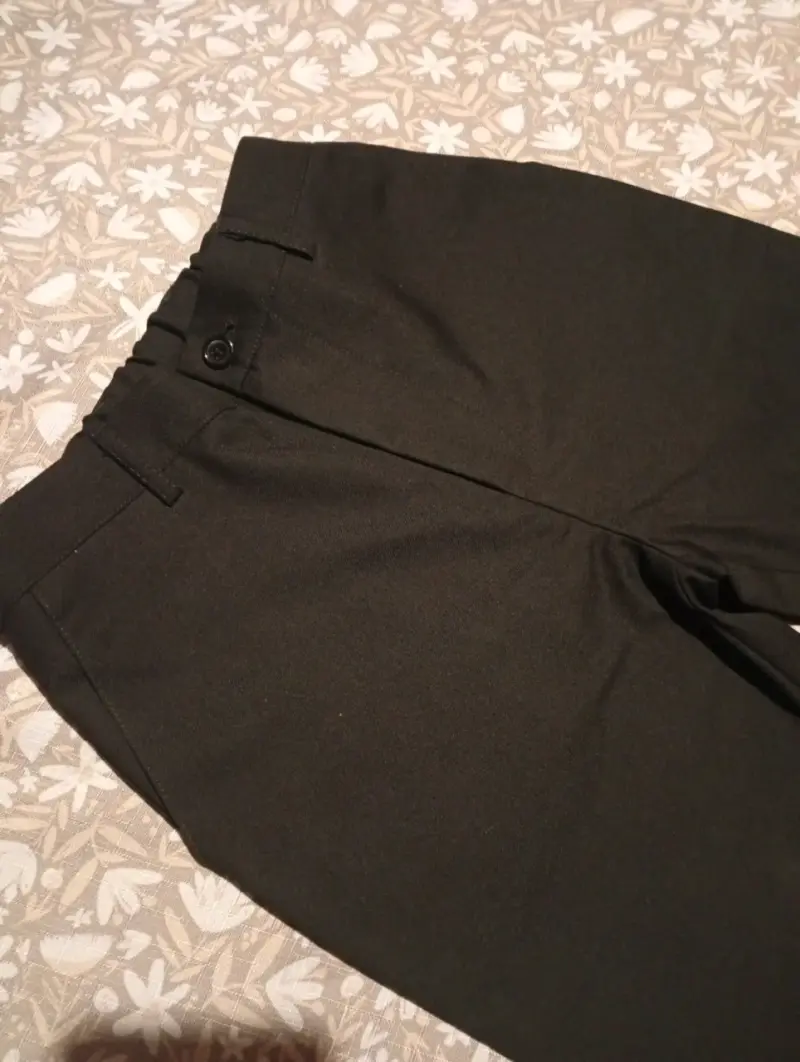 Traje completo niño negro nuevo - 3