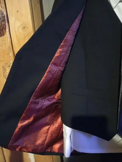 Traje completo niño negro nuevo - miniatura 6