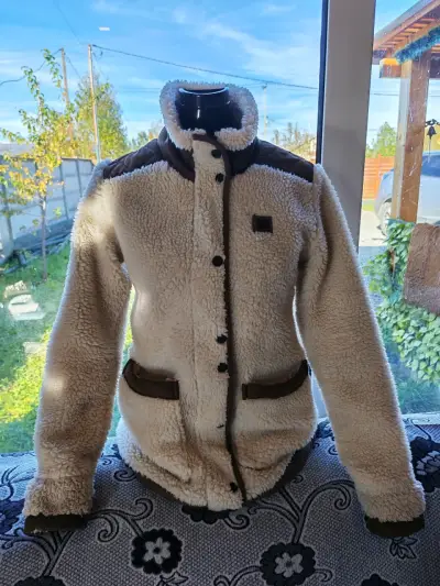 Chaqueta de lana beige - miniatura 2