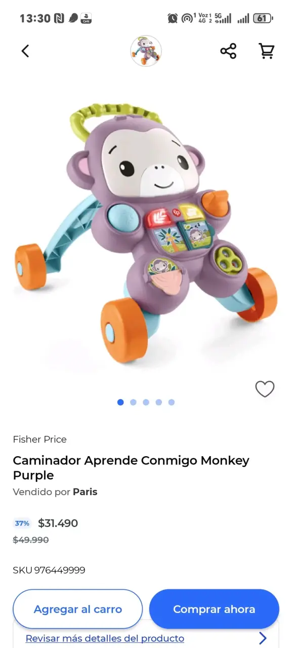 Andador infantil de mono - 3
