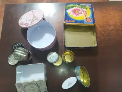 Set de latas decorativas variadas - miniatura 1